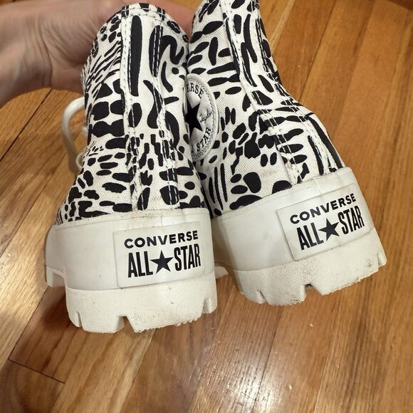 Converse Chuck Taylor Lugged High Top Platform Sneakers Women Size 8.5 Printed - Picture 10 of 12